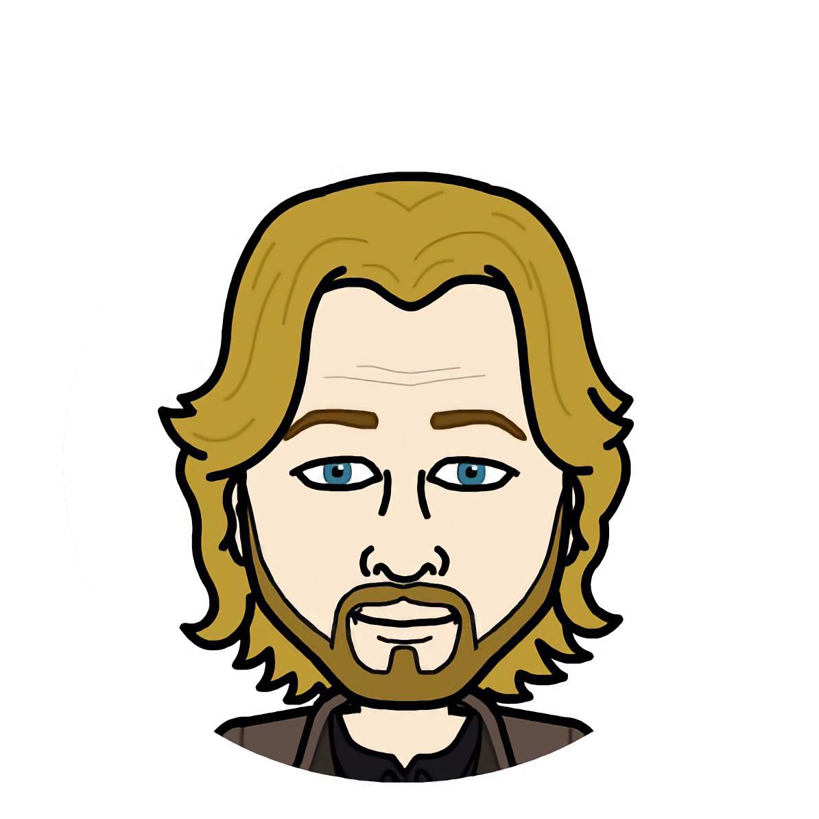Illustrated portrait of Ethan Davis